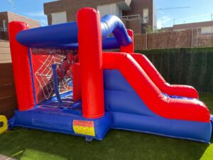 Castillo Hinchable Spiderman — alquiler en Las Rozas