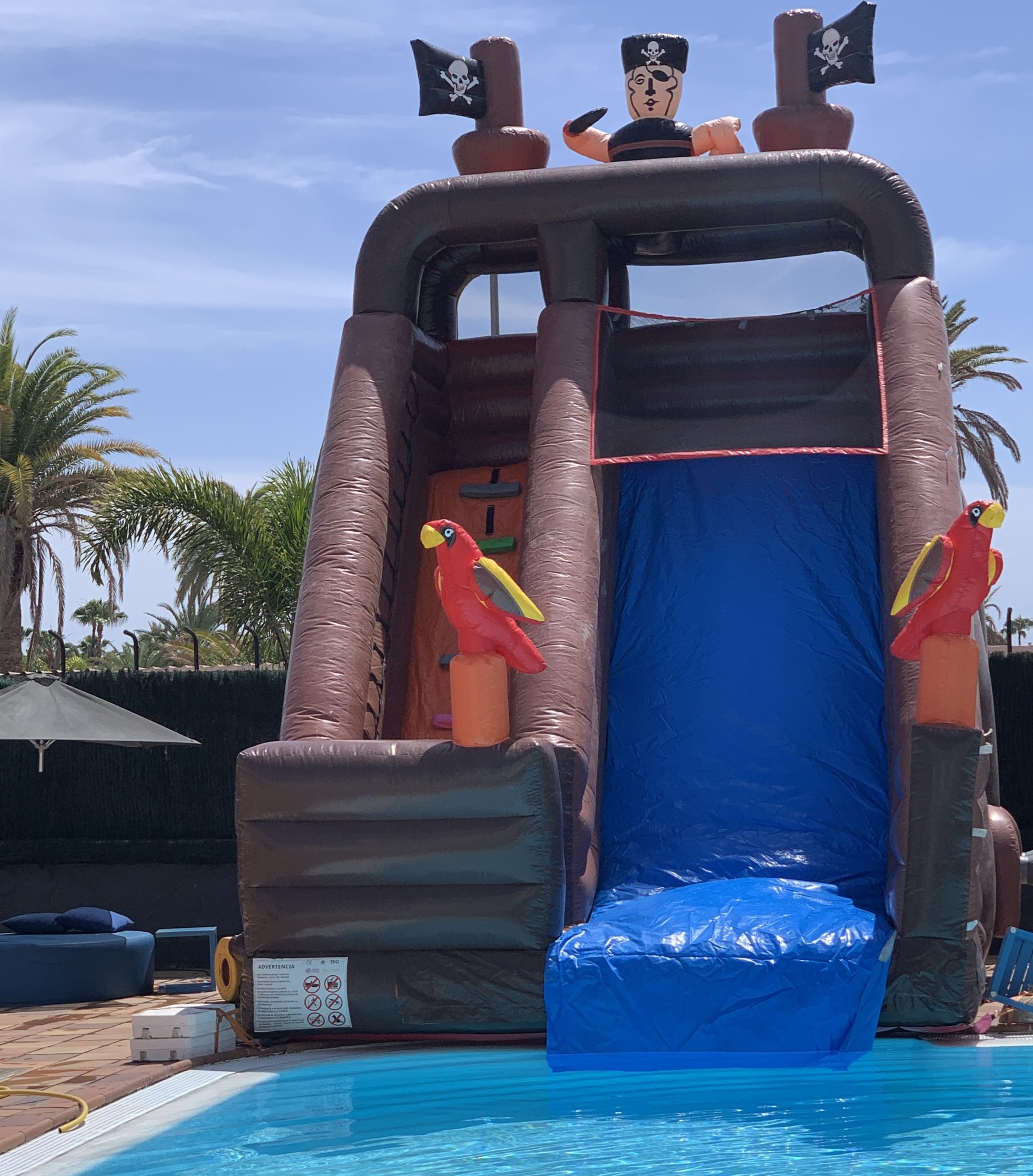 Tobogan Hinchable Acuatico Piratas