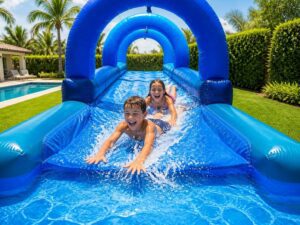 Deslizador hinchable Acuático y Piscina 13m — alquiler en Mejorada del Campo